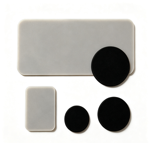 Etiqueta de Prenda Ecológica Personalizable OEM, Monograma Estampado en Plata, Incrustación de Vellum, Cartón Negro Mate, Cordón Tejido para Bolsos y Zapatos - Product Image 1