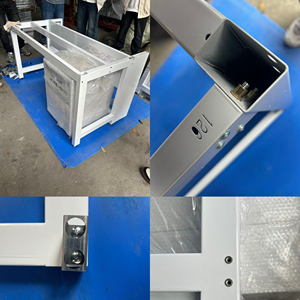 Banco de trabajo de laboratorio de acero con estructura en H Baitu SEFA8M, con gabinetes móviles de acero para laboratorio biológico y microbiológico. - Product Image 2