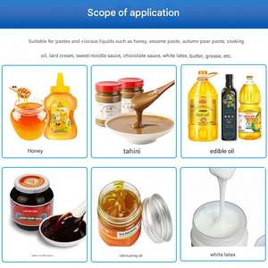 Machine de remplissage automatique de shampoing et de pâte de sésame pour bouteilles de liquides visqueux avec pompe à engrenages positive et pesage - Product Image 5