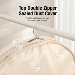 New Upgraded Oxford <b>Cloth</b> Jacket Compression <b>Dust</b> Cover Transparent Hanging Garment Protector Home Use Wardrobe Clothes <b>Dust</b> Bag - Product Image 4
