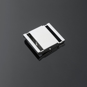 Hebilla de liberación lateral de aleación de zinc, plateada y negra, duradera, para bolsos, número de pieza DZQ086-35 - Product Image 1