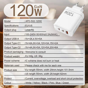 Venta caliente precio barato Carga rápida Tipo C Puerto PD con USB QC3.0 EE. UU. UE Reino Unido enchufe cargador de pared para todos los teléfonos - Product Image 2