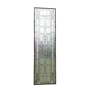 Décoration verre plomb dépoli colle puce diamant verre biseauté pour panneau de porte leadlight antique vitrail inserts pour porte - Product Image 1
