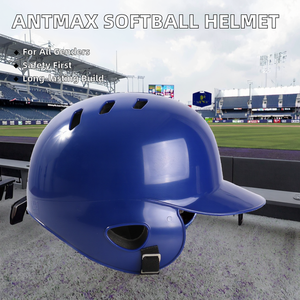 Casque de baseball réglable ANTMAX pour adultes et enfants Softball coque ABS portable sécurité double oreille éponge mentonnière entraînement - Product Image 2