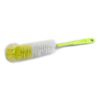 Brosse bleue à long manche en nylon doux pour biberon nettoyage et élimination des taches brosse à biberon pour biberon