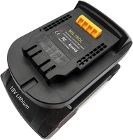 Livraison rapide! Adaptateur de batterie 18V pour perceuse électrique sans fil conversion de batterie en outils de perceuse sans fil DeWaltS 20V