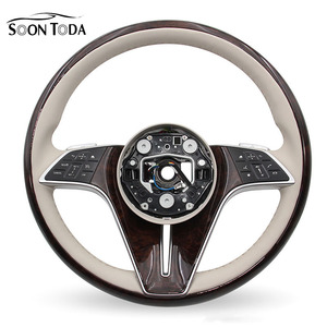 Volante Deportivo SOON TODA Modificado en PU y Cuero para Mercedes-Benz Clase <span class=keywords><strong>S</strong></span>, <span class=keywords><strong>C</strong></span>, GLC, E, <span class=keywords><strong>S</strong></span>, CLS, Modelo ZC-221-M6-F - Product Image 1