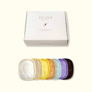 Tampons de coton démaquillants en microfibre lavables antibactériens pour le visage des femmes démaquillant le soutien de la bouffée Conception personnalisée - Product Image 1