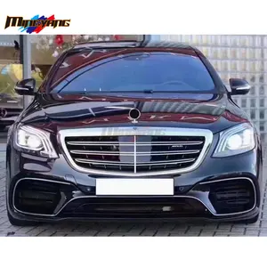 S63 Facelift W222 Upgrade Bodykit Front Bumper Side Skirt Rear Bumper For Mercedes Benz S Class 14-20 W222 Up To S63 Body Kit