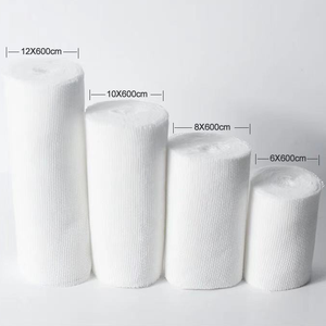 Garza di Cotone Assorbente Medica 5cm 10cm Sterile EO Sterile Bianca Confezione all'Ingrosso Rotolo Jumbo - Product Image 2