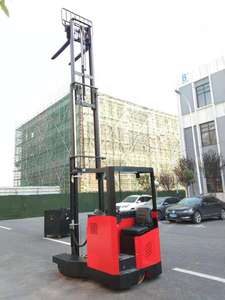 Montacargas Eléctrico de Alta Resistencia de 2000 kg, Apilador Eléctrico de 2 Toneladas, Altura de Elevación de 7 m, Montacargas de Almacén con Asiento y Alcance de 4 Direcciones - Product Image 3