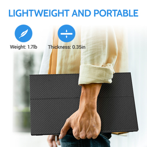 Moniteur portable <span class=keywords><strong>Arzopa</strong></span> 4K DHR de 15,6 pouces pour ordinateur portable et PC mobile, idéal pour le jeu et les affaires – Vente flash sur <span class=keywords><strong>Amazon</strong></span> - Product Image 4