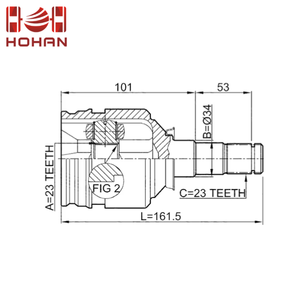 Proveedor Integral de Autopartes de Transmisión, Junta Homocinética Interna del Eje de Transmisión 43403-10011 para <span class=keywords><strong>Toyota</strong></span> Corolla - Product Image 3