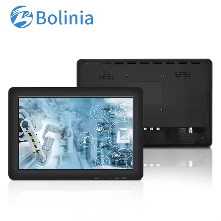 Bolinia 12.1 Inch HD TFT Industrial LCD Monitor VGA AV BNC USB Remote Speaker 1280*800 OEM ODM for Desktop for Gaming