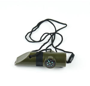 Ngoài trời 7-in-1 đa chức năng còi, sự sống còn cứu hộ còi với ánh sáng dẫn, nhiệt kế, la bàn - Product Image 1