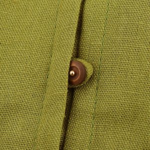 MYST&ZA Vêtements pour Femmes Été 2025 Nouveau Style <span class=keywords><strong>Robe</strong></span> <span class=keywords><strong>Midi</strong></span> en <span class=keywords><strong>Lin</strong></span> Sans Manches à Col Carré Tendance, Simple et Polyvalente 6962030 - Product Image 4