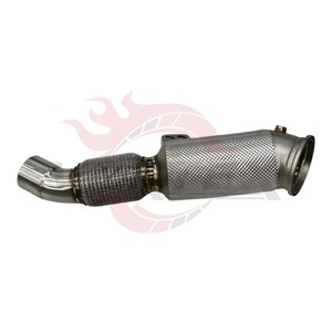 Tubo de Escape de Alto Flujo Vortex de Acero Inoxidable 304 con Acabado Espejo para B58 3.0T M340i/M240i G20/G42 2019-2025, 1.5mm de Grosor, Garantía de 24 Meses - Product Image 1