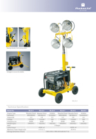 Moteur Honda tour de lumière générateur à essence Portable et Mobile éclairage de scène EG4000CX 4,4 hp puissance
