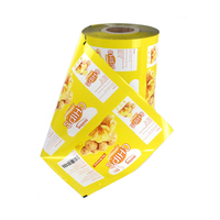 Flexibele Verpakking Sachet Thermische Laminering Film Aluminiumfolie Aardappelchips Verpakking Rolfolie Voor Voedselverpakking