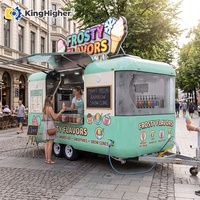 Remolque Comercial de Helados Totalmente Equipado, Personalizado para Conos de Nieve, Hielo Raspado y Granizados, Cocina Móvil, Camión de Concesiones y Catering