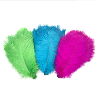 Offre Spéciale Plumes d'autruche artificielles blanches 55-60 cm, longues et naturelles, pour fêtes et mariages, vente en gros à prix abordable