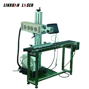 30W CO2 volare macchina per marcatura laser con il supporto, tablet, encoder e sensore a fibra - Product Image 6