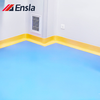 Suelo de Vinilo Homogéneo Antideslizante, Lámina de PVC para Hospital, Cocina, Baño, Inodoro, Superficie Impermeable, Segura e Ignífuga