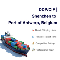Transitaire maritime professionnel Chine Port d'Anvers Belgique Expédition LCL DDP CIF Marchandises dangereuses et générales Logistique 24h/24 et 7j/7 Pas cher