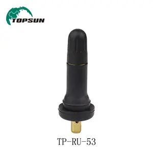 Vástago de válvula de neumático, sensor tpms de latón, fabricación China, para TP-RU-53 de neumáticos de tubo