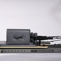 Couleur personnalisée noire pour Reformer Pilates en aluminium, demi-tournebrique, baril d'échauffement, équipement de studio Pilates