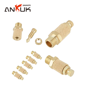 Brass khí nén <span class=keywords><strong>silencer</strong></span> Muffler với G18 chủ đề Air exhaust lọc và giảm tiếng ồn cho nhà máy tự động hóa dây chuyền sản xuất - Product Image 3