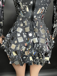 <strong>Birthday</strong> <strong>Outfit</strong> Woman's Clothes Mini Black Sequin Dress <strong>Modest</strong> Spandex Prom Dresses 2023 Elegant for Party - Product Image 5