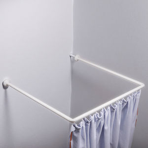 Tringle <span class=keywords><strong>de</strong></span> <span class=keywords><strong>douche</strong></span> en aluminium moderne et écologique, réglable en forme <span class=keywords><strong>de</strong></span> U, extensible, résistante à la rouille, durable, pour salle <span class=keywords><strong>de</strong></span> bain - Product Image 6