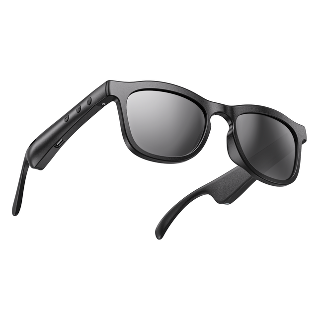 All-in-One AI Reality Glasses Meta Tech,Bone Conduction Headset,HD Voice,Lightweight,UV Blocking Smart Sunglasses for All Ages