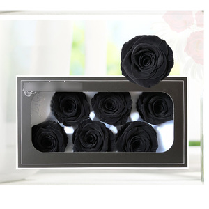 <span class=keywords><strong>Rose</strong></span> Nere Preservate con Tecnologia Avanzata, Composizione di <span class=keywords><strong>Rose</strong></span> Conservate, Fiori Preservati di Grado A - Product Image 2