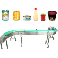 Convoyeur à chaînes en plastique de dessus plat de bouteille de Tableau pour la ligne de production alimentaire