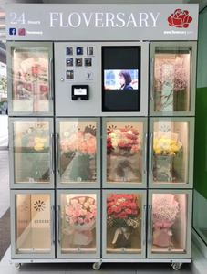Máquina expendedora personalizada para flores frescas, cosméticos, bebidas, café, ensalada, pizza - Product Image 2