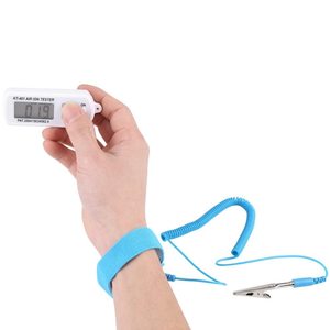 เครื่องวัดค่าไอออนในอากาศ ช่วงการวัด 10,000 ไอออน/ซีซี~19,990,000 ไอออน/ซีซี สำหรับเครื่องกำเนิดไอออนลบในอากาศ พร้อมสายรัดข้อมือ - Product Image 6