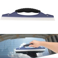 Raclette en silicone à lame d'eau avec poignée antidérapante Verre de fenêtre de voiture