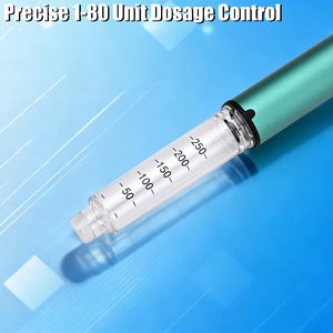 Vente directe d'usine de stylos d'injection métalliques réutilisables V1 80UI avec mesure précise, compatibles avec les cartouches d'encre de 3 ml - Product Image 3