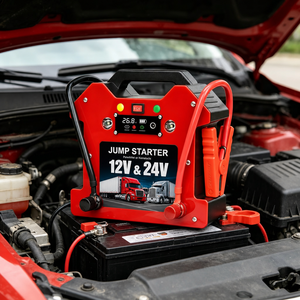 80000mAh Heavy Duty 12V 24V Car Jump Starter LiFePO4 Battery Booster 16 Cells Portable Emergency Jumper Pack Truck Device - Product Image 1