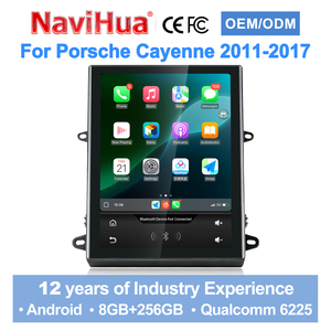 Navihua for Porsche Cayenne 2011-2017 Car Upgrade 10.4 inch Screen Android Car Radio GPS DSP DVD <b>Player</b> Multimedia Carplay Unit - Product Image 1