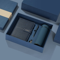 Coffret Cadeau de Carnets A5 Premium Transfrontalier avec Couverture en Similicuir, Personnalisation pour Ordinateur Portable, Article Promotionnel d'Entreprise, Vente en Gros