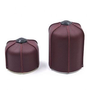 Large Size PU Leather Protective Sleeve for <b>Camping</b> <b>Gas</b> Tank Waterproof Outdoor <b>Camping</b> Hiking Mini Stove Accessory - Product Image 4