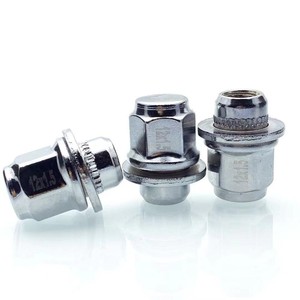 Écrous <span class=keywords><strong>de</strong></span> <span class=keywords><strong>roue</strong></span> en acier chromé à usage général M12 M14 X <span class=keywords><strong>1</strong></span>.5, écrous <span class=keywords><strong>de</strong></span> blocage, écrous hexagonaux pour voiture - Product Image 5