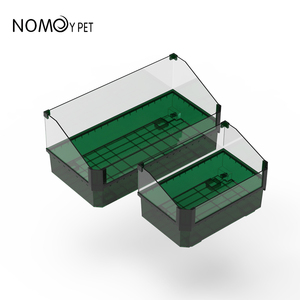 Новый дизайн, съемный пластиковый настольный аквариум, экологический резервуар для черепахи, коробка для черепах, место обитания черепах, резервуар для рептилий - Product Image 3