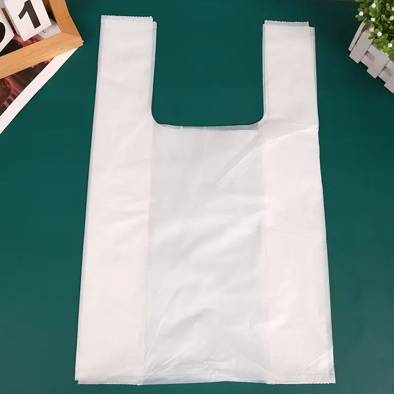 Fabricant d'emballages de récolte recyclés Sacs à provisions Sac personnalisé en PE Emballage grand sac en plastique PE