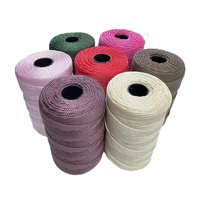 New Lightweight PP Crochet Hollow Thread Acrylic Dyed Melange Yarn for Hand-Knitting Summer Hats Bags Cushions