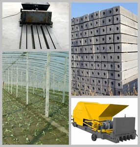 Tùy Chỉnh Dự Ứng Lực Bê Tông Thẳng Đứng Vineyard Bài Cực Hình Thành Máy Gia Cố Nhà Màu Xanh Lá Cây Cột - Product Image 5