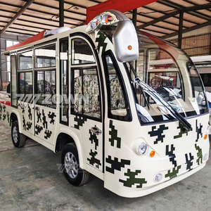 Autobús Turístico Eléctrico Multifuncional ZOWN con Camuflaje, Cabina Cerrada, Transporte de Pasajeros y Carga - Product Image 4